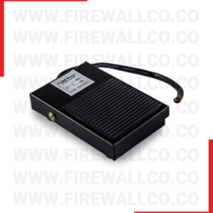 Hardwired security alarm foot pedal